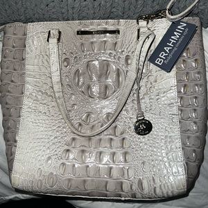 New with tags Brahmin Harrison Paloma Melbourne Genuine Leather carryall